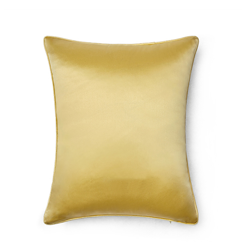 Small Silk Waist Pillow Throw Pillow Silk Cushion for Kids 
